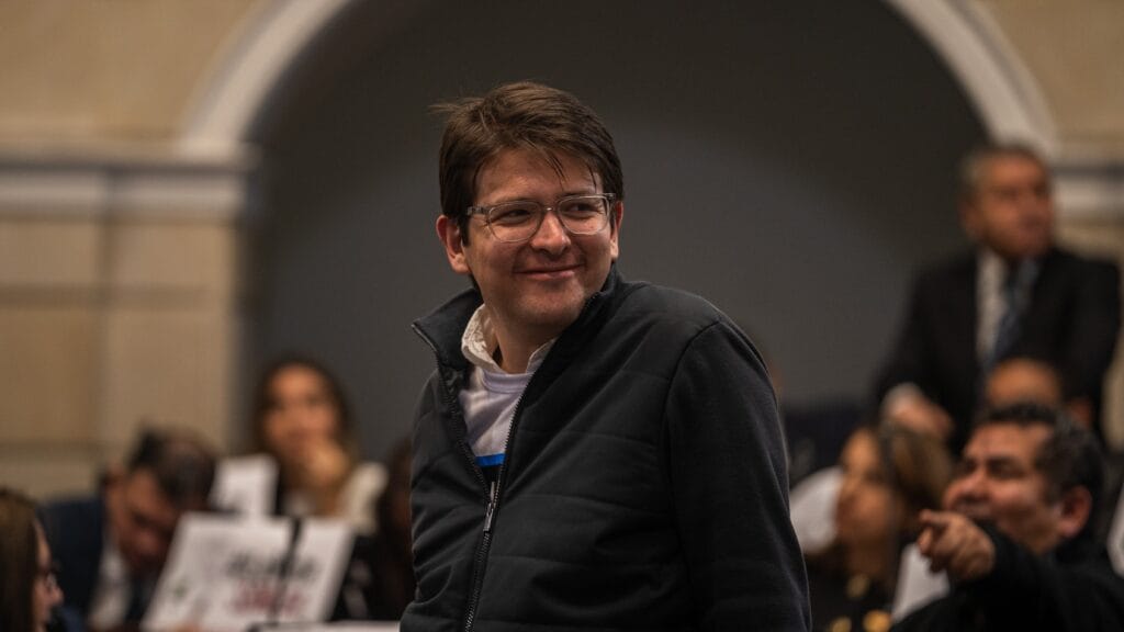 Miguel Uribe, en Bogotá, el 20 de junio de 2023.