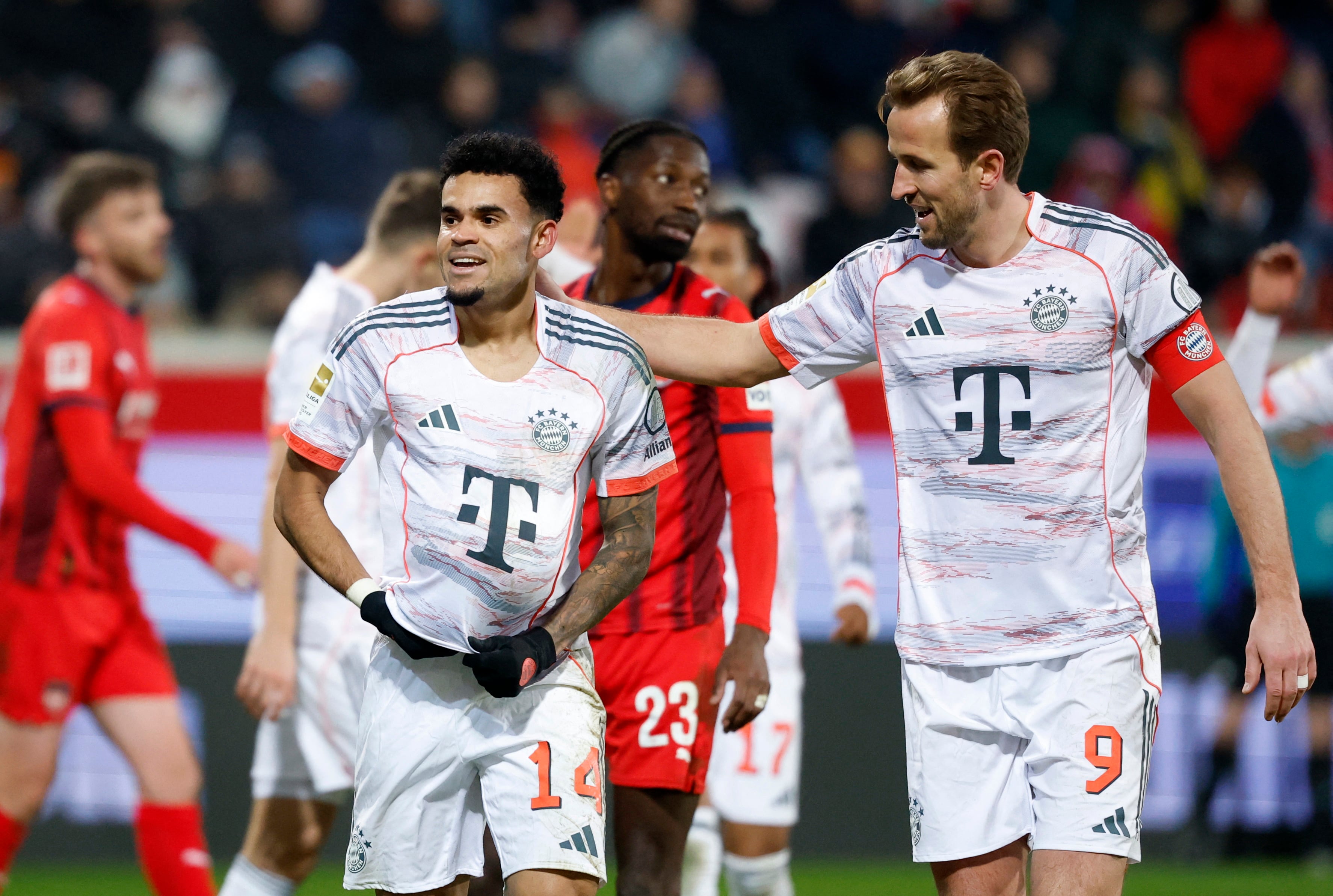 El Bayern Múnich suma 41 puntos en 15 partidos y mantiene su invicto, siendo favorito en Bundesliga y Champions League - crédito Heiko Becker/REUTERS