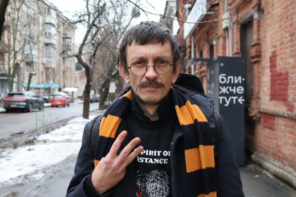 Marian Pirozhok, músico ucranio, el 16 de diciembre en Járkov.