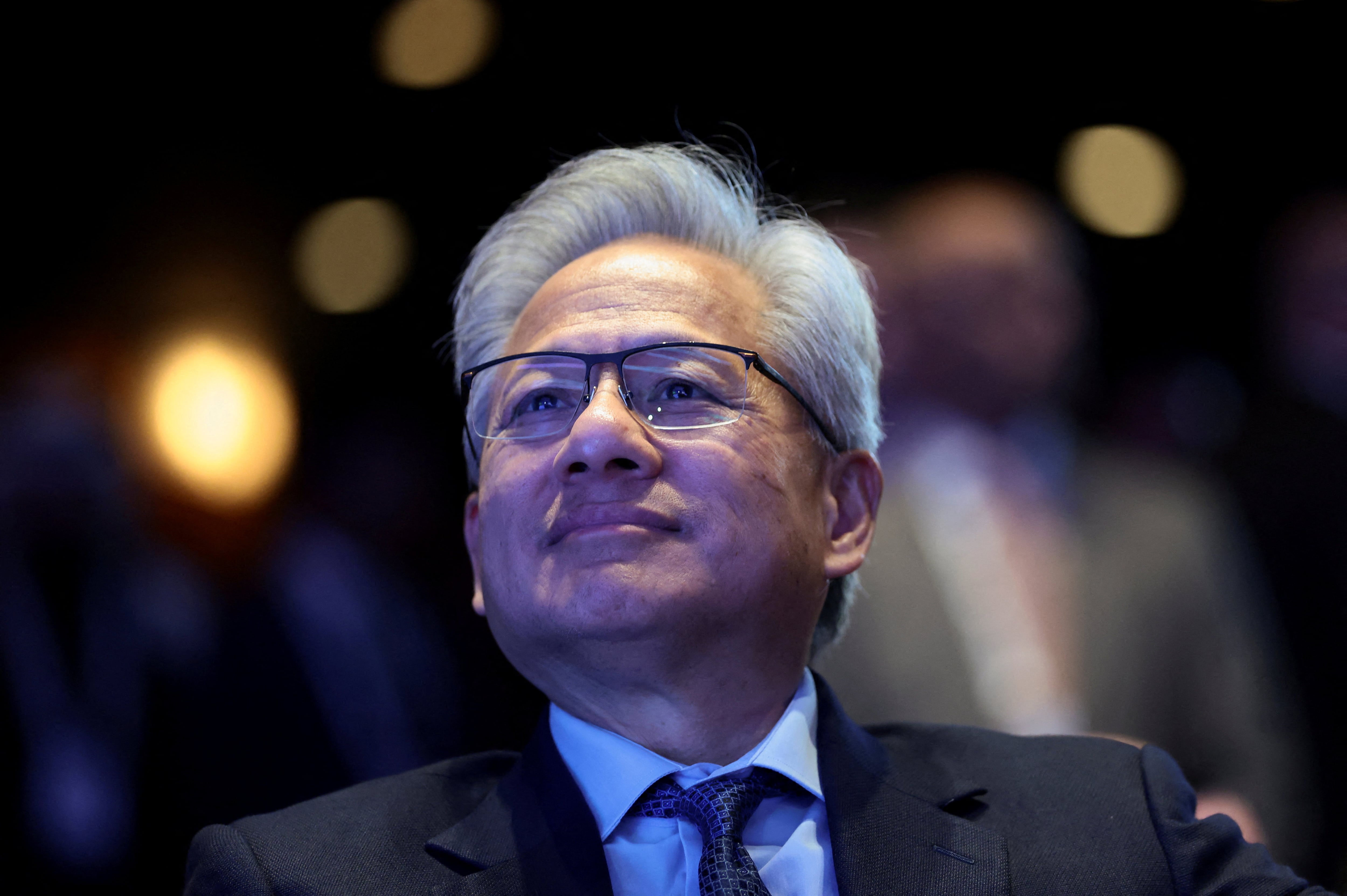 Jensen Huang, quien ha llevado a Nvidia a convertirse en la empresa más valiosa del mundo (REUTERS/Evelyn Hockstein/File Photo)