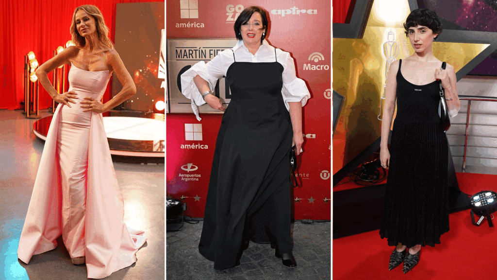 Figuras de la industria audiovisual desfilaron por la alfombra roja en la Usina del Arte durante la gala de los Martín Fierro de Cine y Series 2025