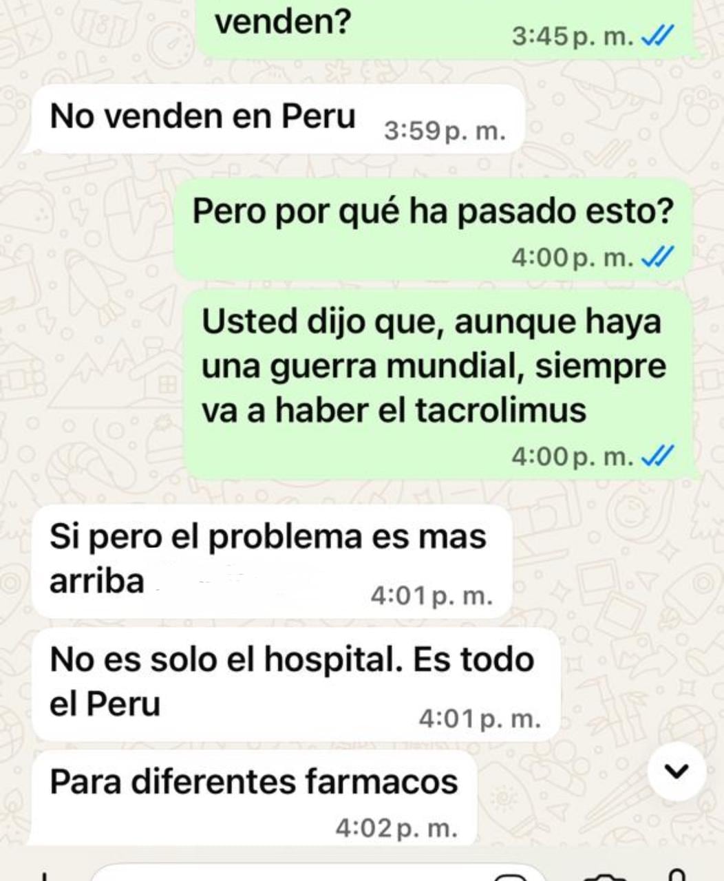 Pacientes trasplantados en riesgo: denuncian que no hay tacrolimus en hospitales del Estado