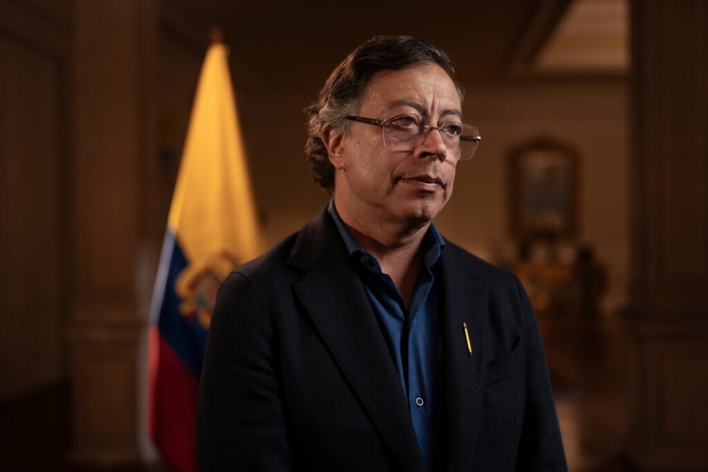 Gustavo Petro, en la Casa de Nariño, en Bogotá, el 8 de enero de 2026.