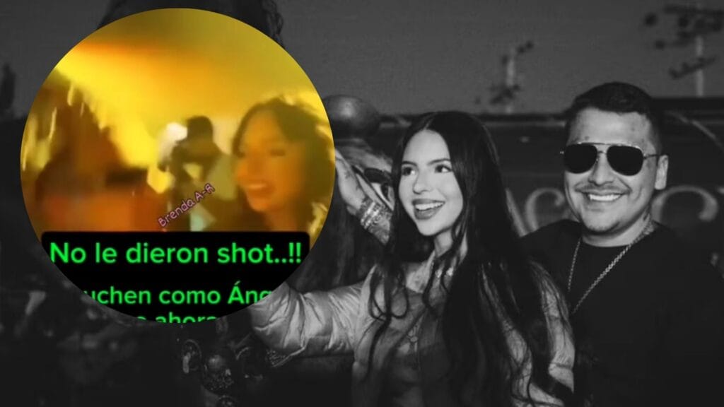 Un video captado durante la fiesta de cumpleaños de Christian Nodal se viralizó en redes sociales y ha dado de qué hablar sobre Ángela Aguilar. (Capturas de pantalla)