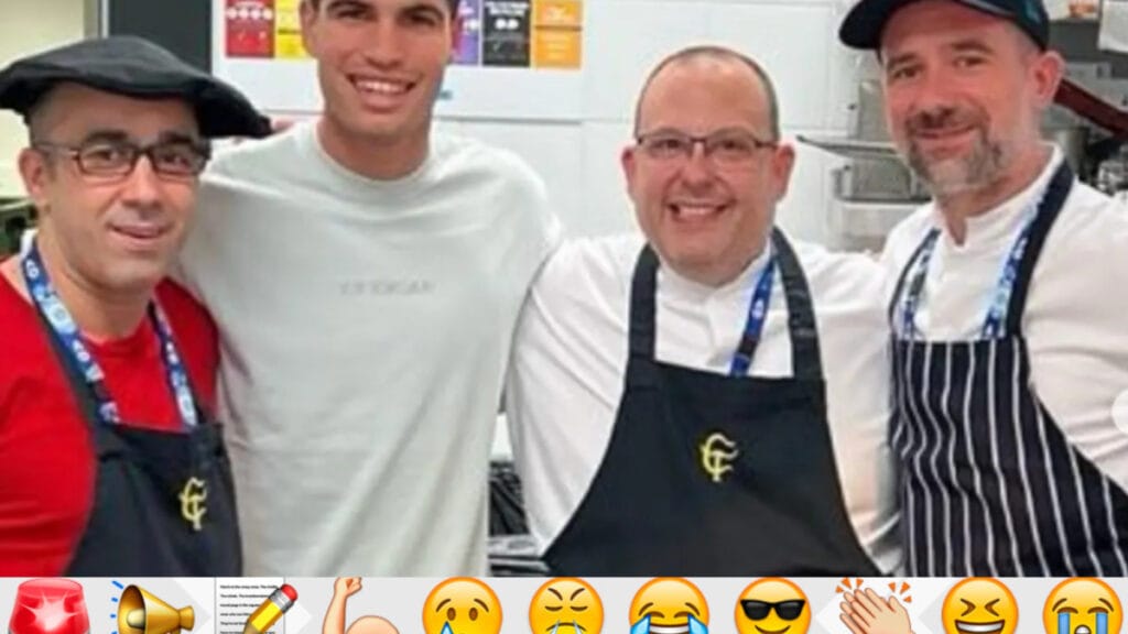 La pechuga de pollo de Alcaraz y la partida de golf con Federer