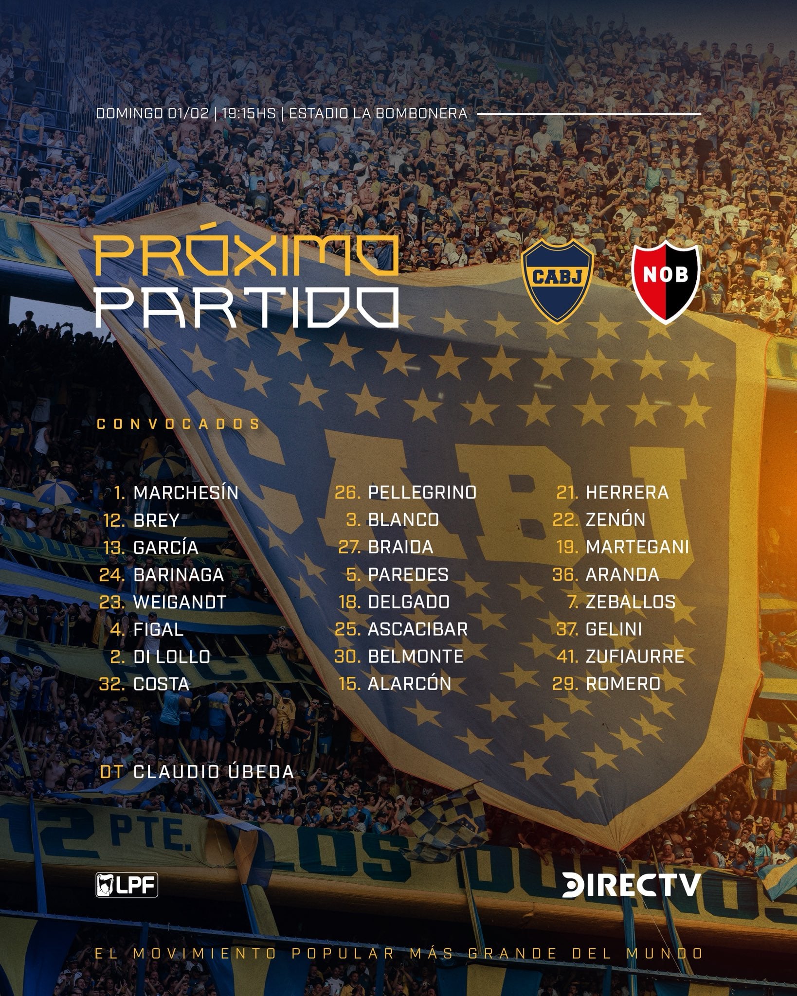 Los jugadores de Boca Juniors concentrados (@BocaJrsOficial)