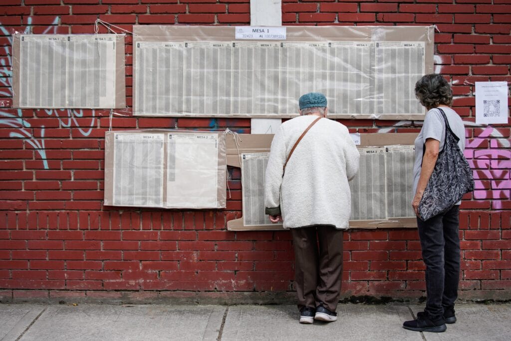 Elecciones en Bogotá, en octubre de 2025.