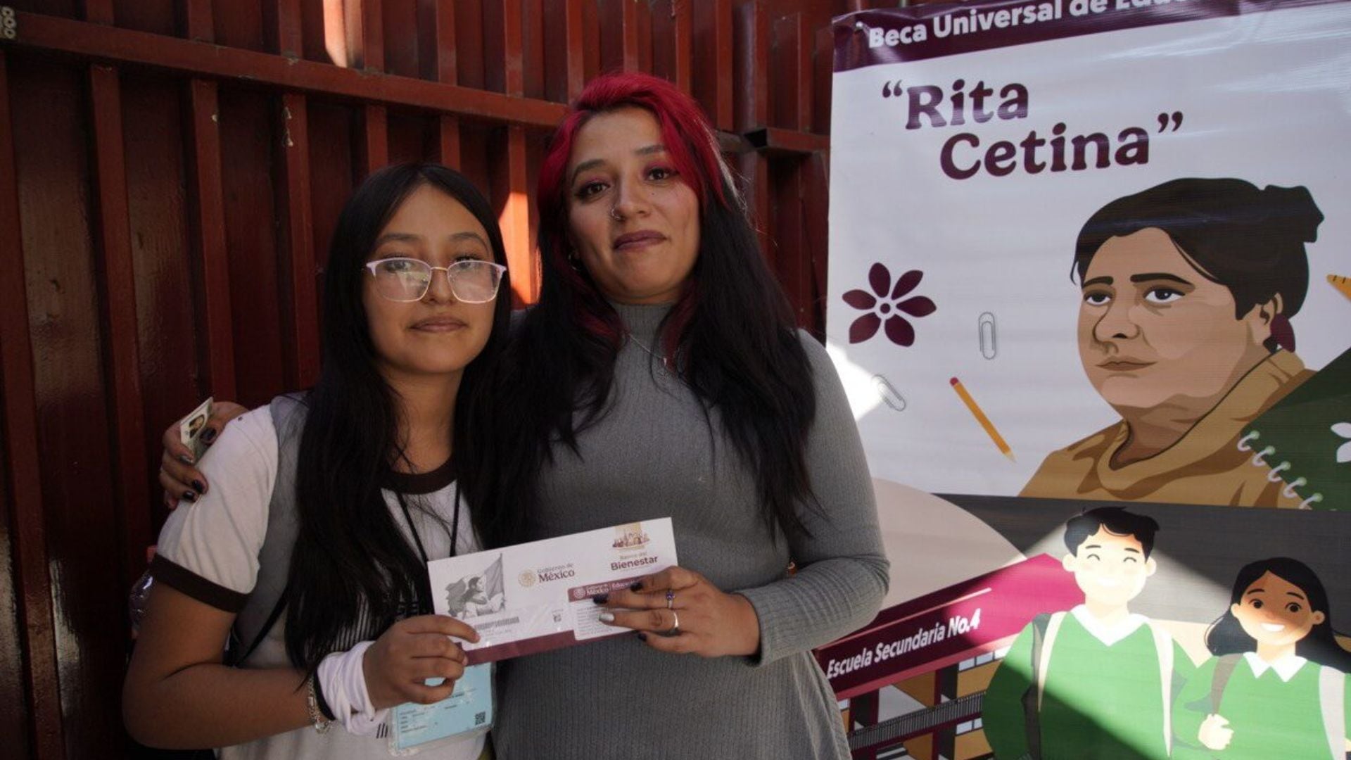 La Beca Rita Cetina abrirá un periodo de registros en febrero de 2026 para alumnos de primaria que estudien en alguna escuela pública (Gobierno de México)