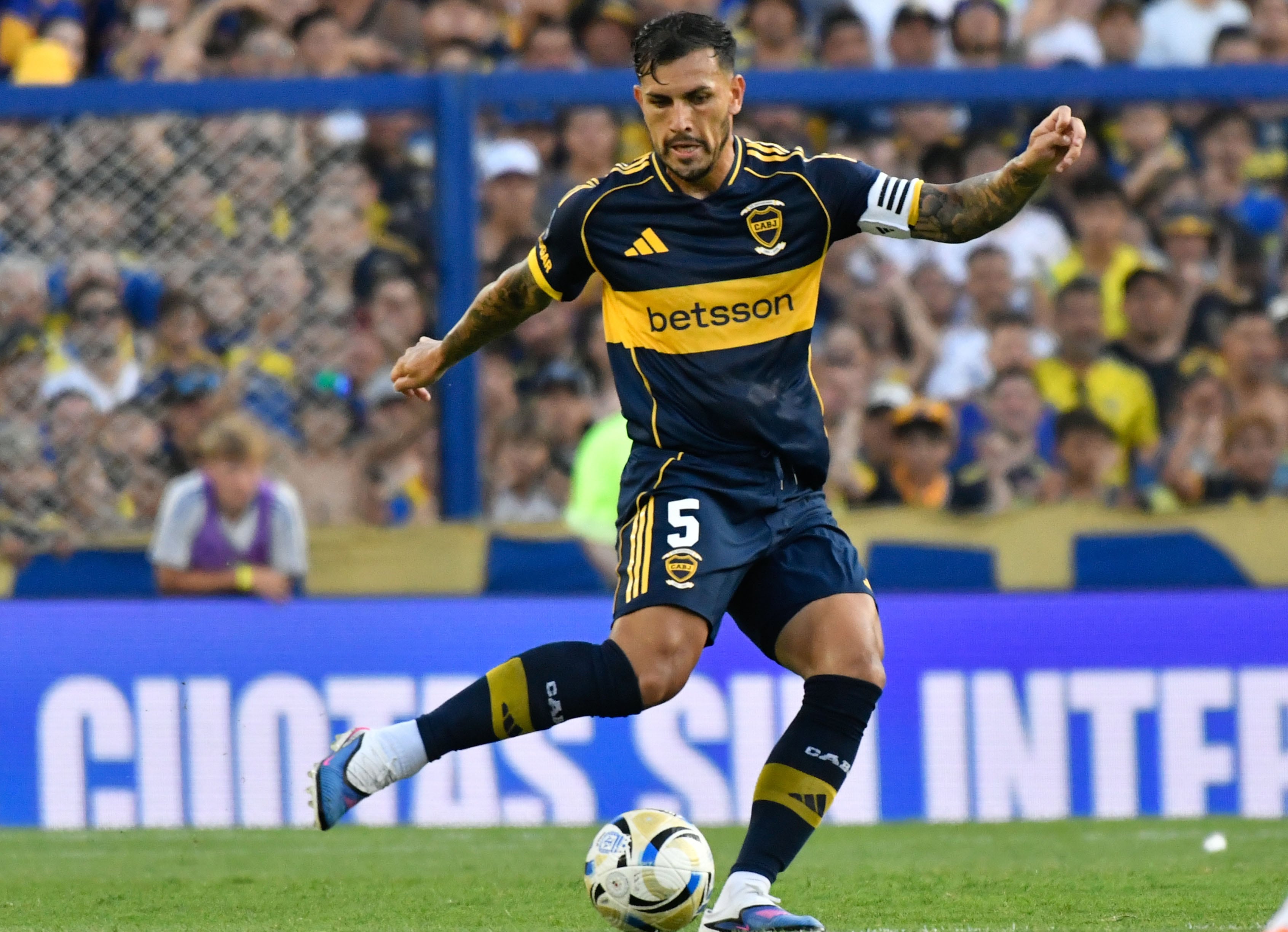 Leandro Paredes, el capitán de Boca (FOTOBAIRES)