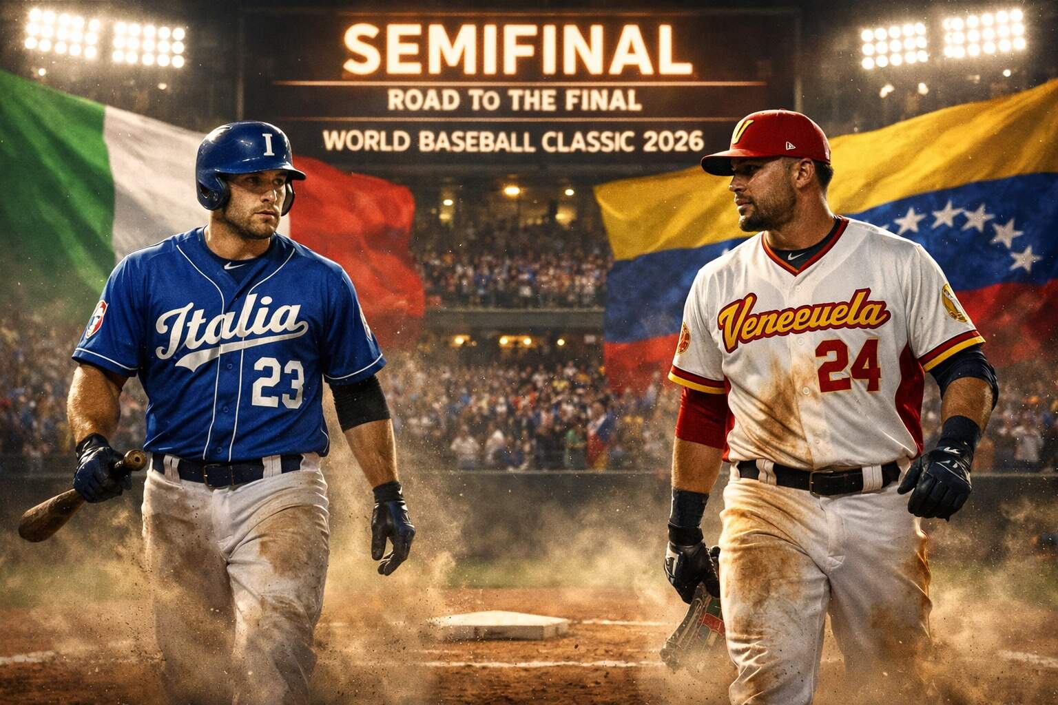 Italia y Venezuela definen al segundo finalista del Clásico Mundial 2026