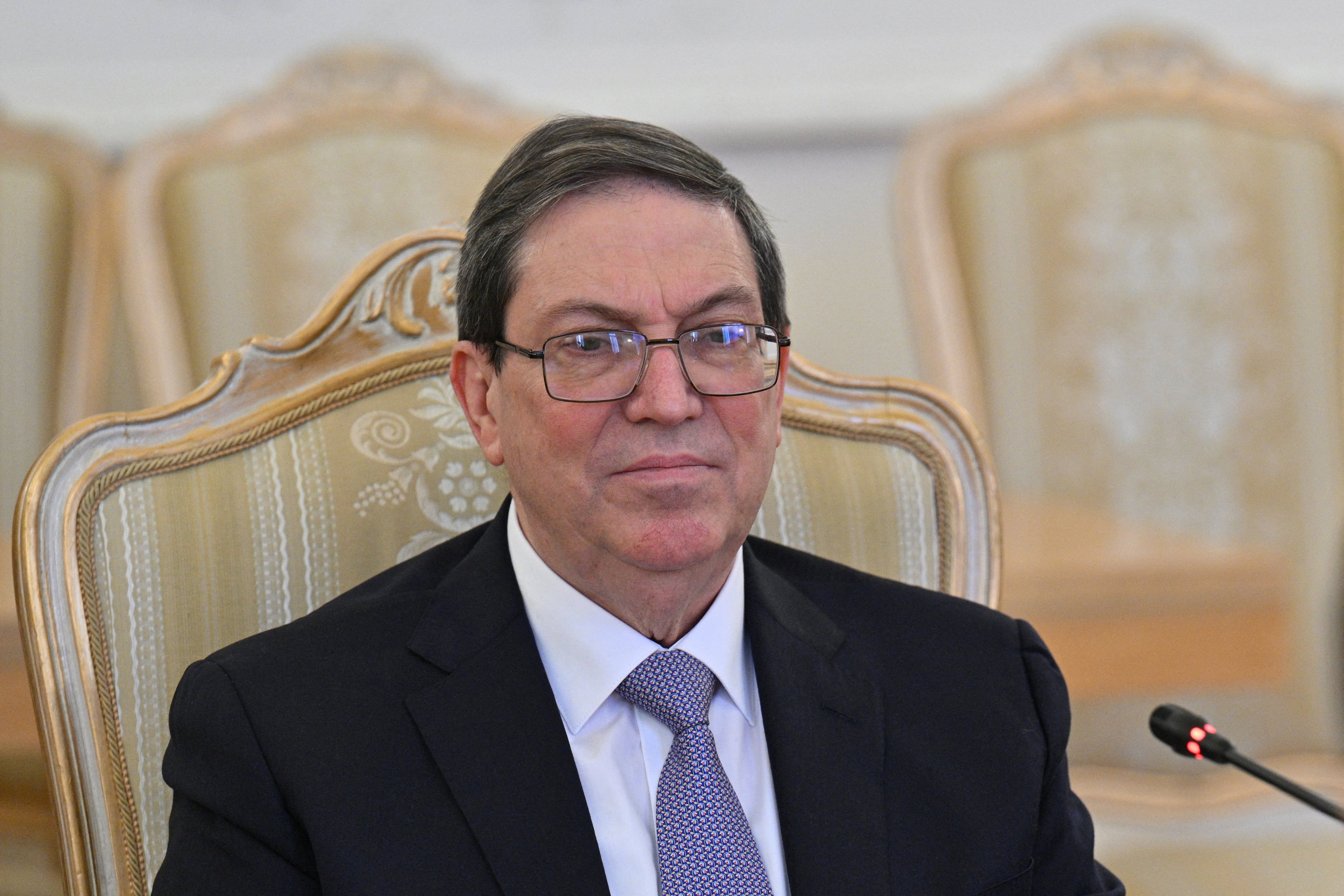 El canciller cubano Bruno Rodríguez se reunió en el Vaticano con autoridades eclesiásticas (Reuters)