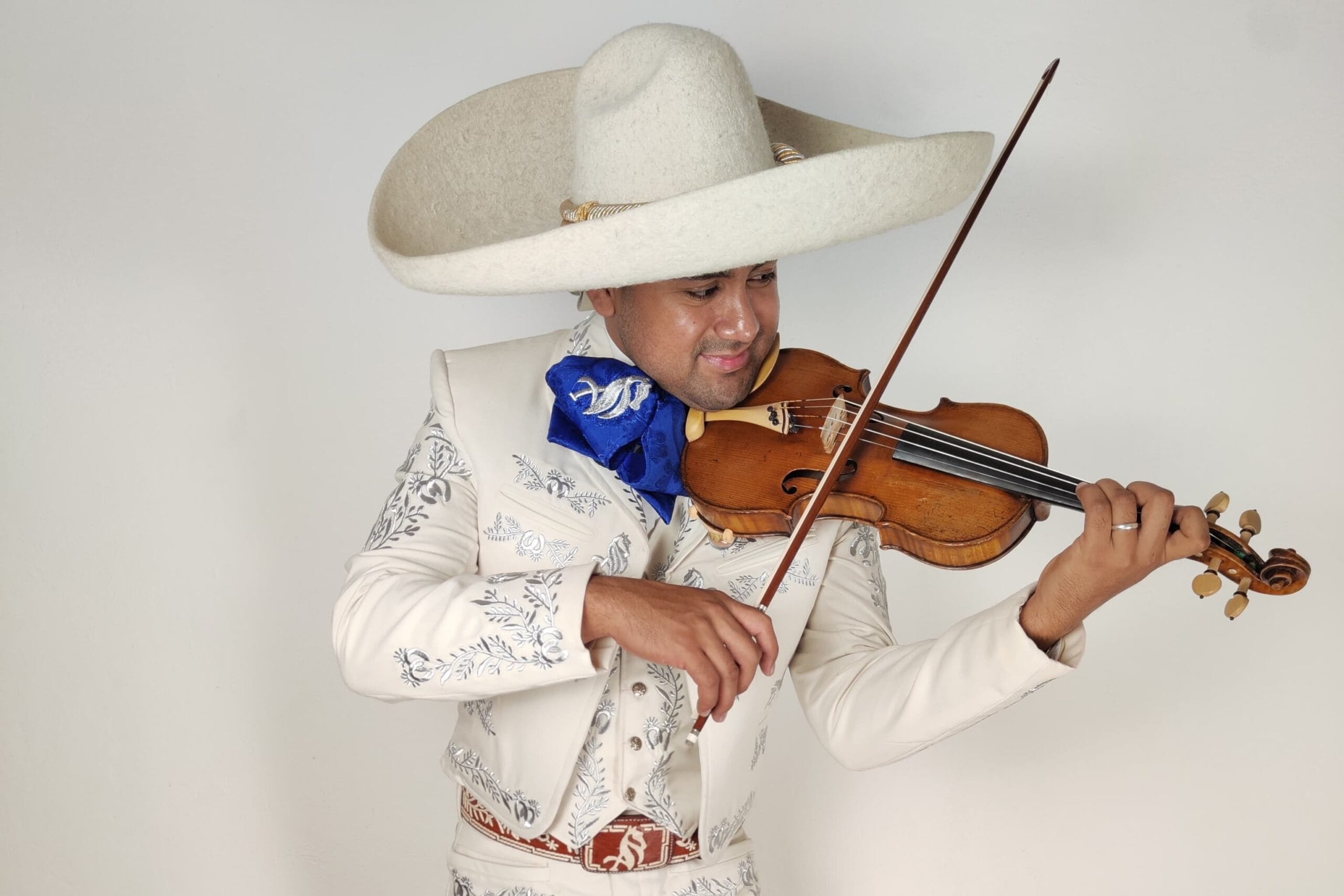 El mariachi Ángel Ortiz, en una imagen cedida.