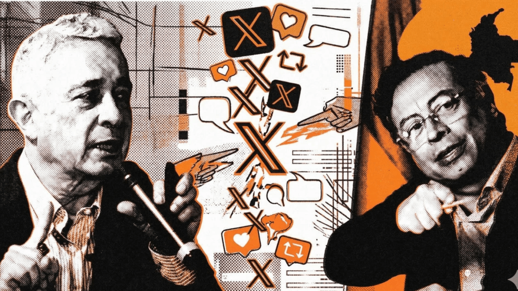 El presidente Gustavo Petro y el expresidente Álvaro Uribe, protagonistas del reciente debate sobre violencia y seguridad en Colombia. - crédito Colprensa/Lina Gasca/VisualesIA