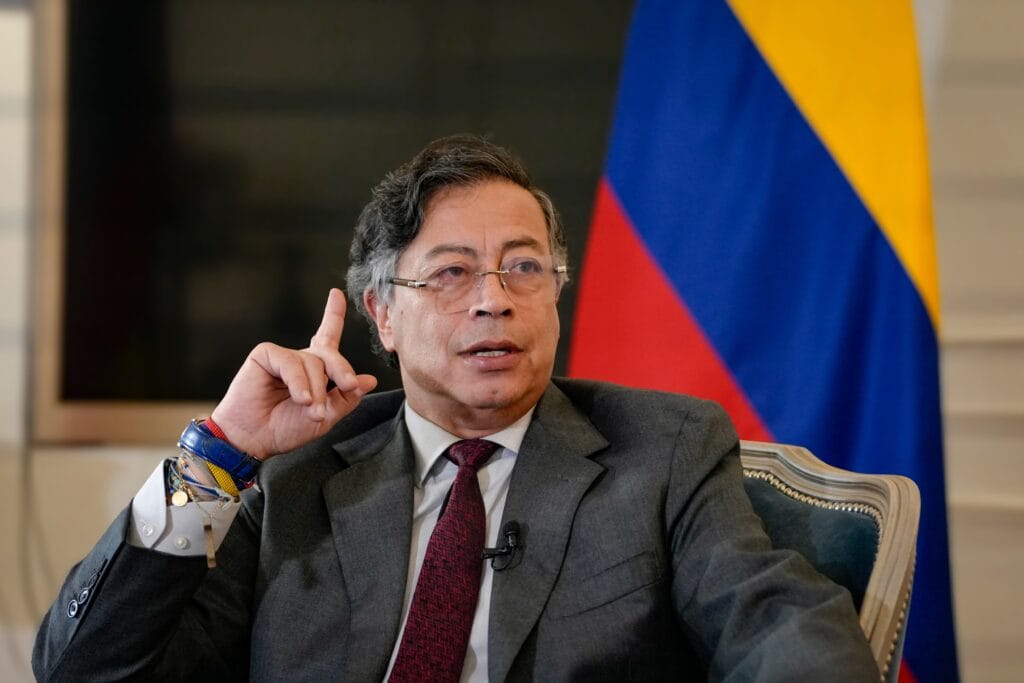 Gustavo Petro, en Austria, el 10 de marzo.
