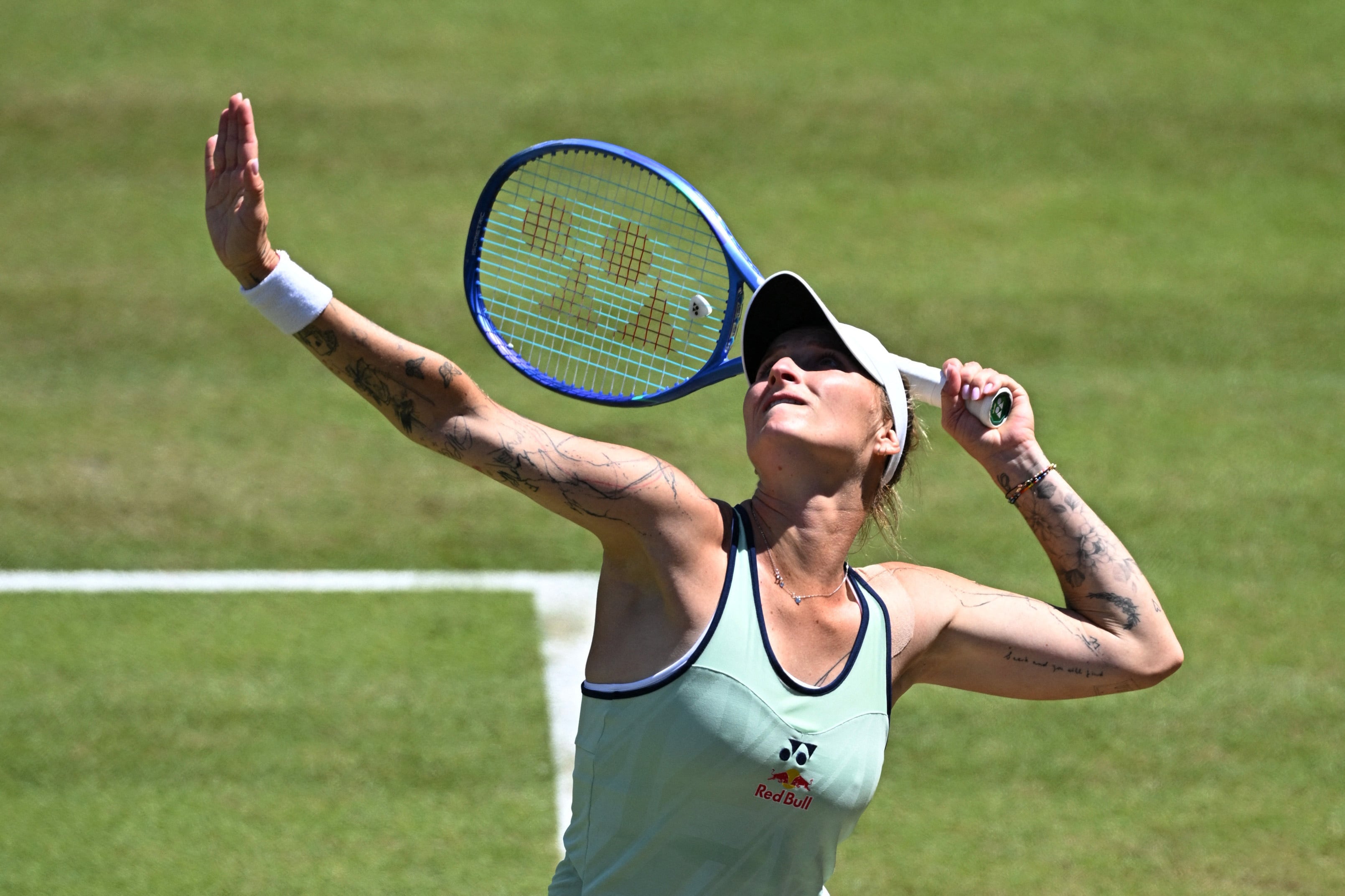 Marketa Vondrousova perdió la final de Roland Garros en 2019 (REUTERS/Annegret Hilse)