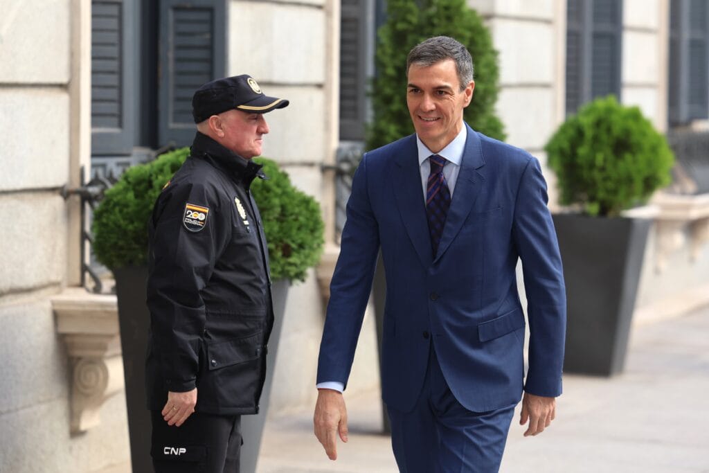 El presidente del Gobierno, Pedro Sánchez, en el Congreso el pasado mes de marzo.