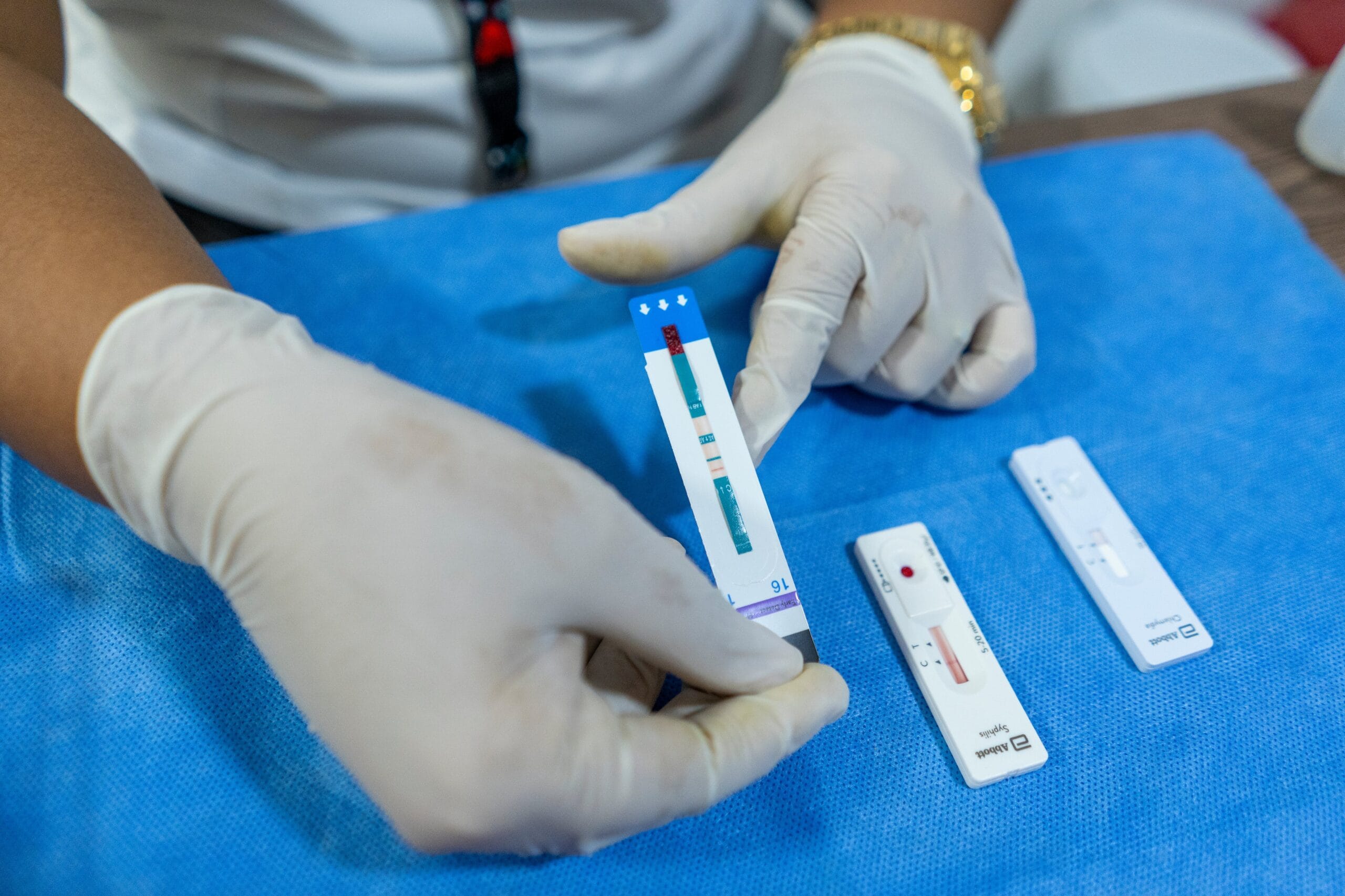 Pruebas de VIH en Barranquilla, Colombia.