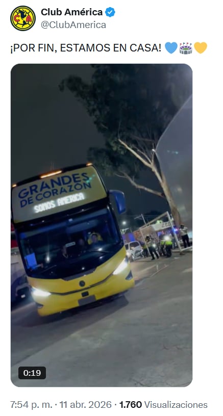 (X/ @Club America)