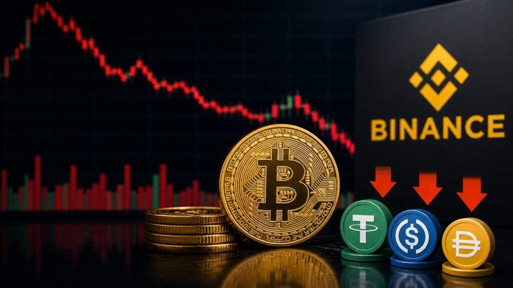 Bitcoin pierde impulso en mayo tras salidas de stablecoins en Binance