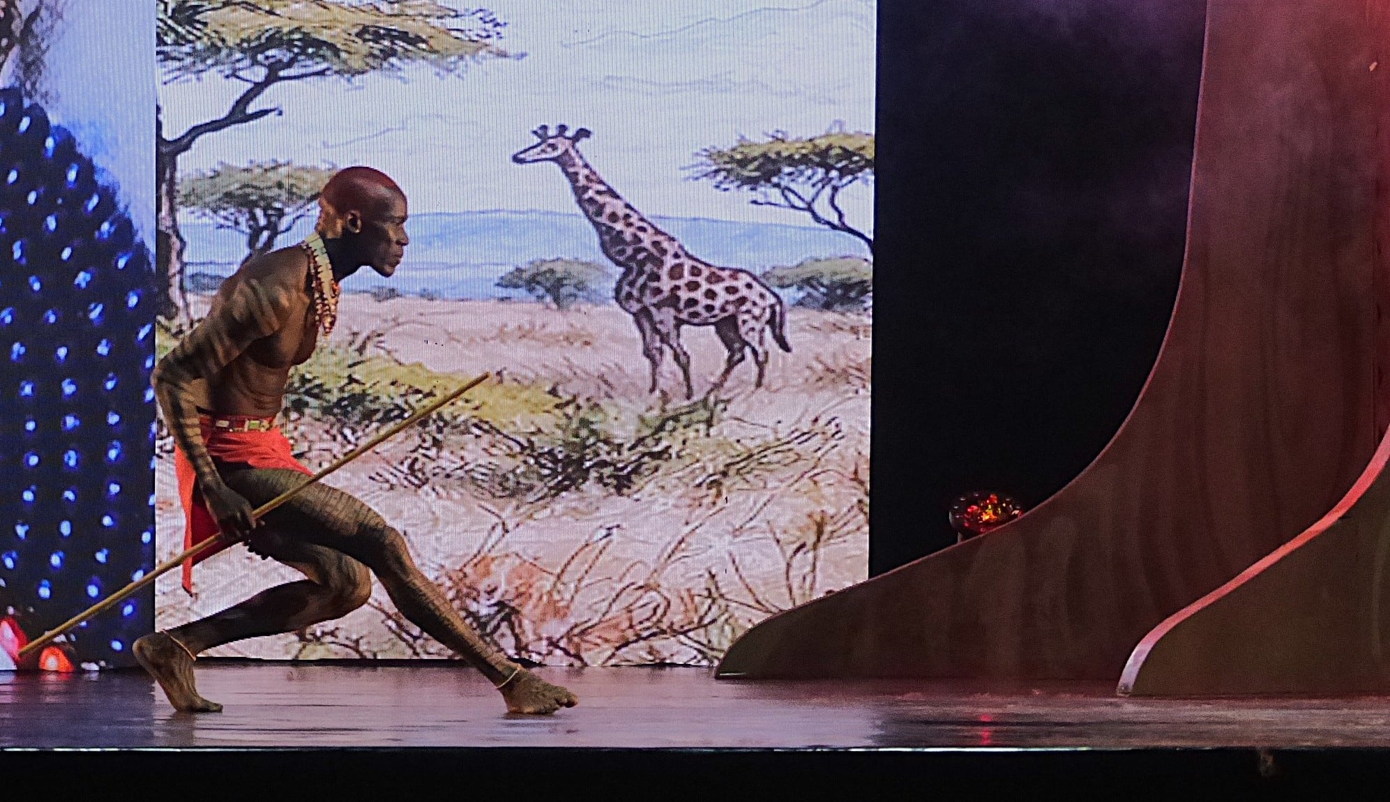 Anuang'a's creation in the 'Heritage Music and Dance' show, at MASA in Abidjan.