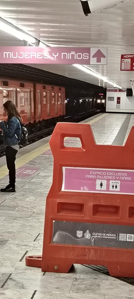 Retrasos Metro CDMX Línea 1 (@feraguipaz/X)