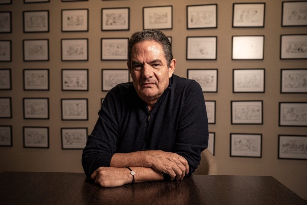 Germán Vargas Lleras, político y abogado colombiano, posa para un retrato en su sala de juntas en Bogotá (Colombia), el 19 de marzo del 2025.