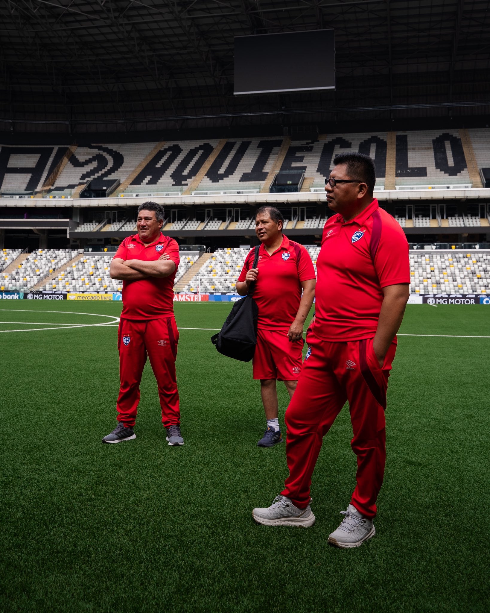 Integrantes de Cienciano hicieron el reconocimiento de la Arena MRV.