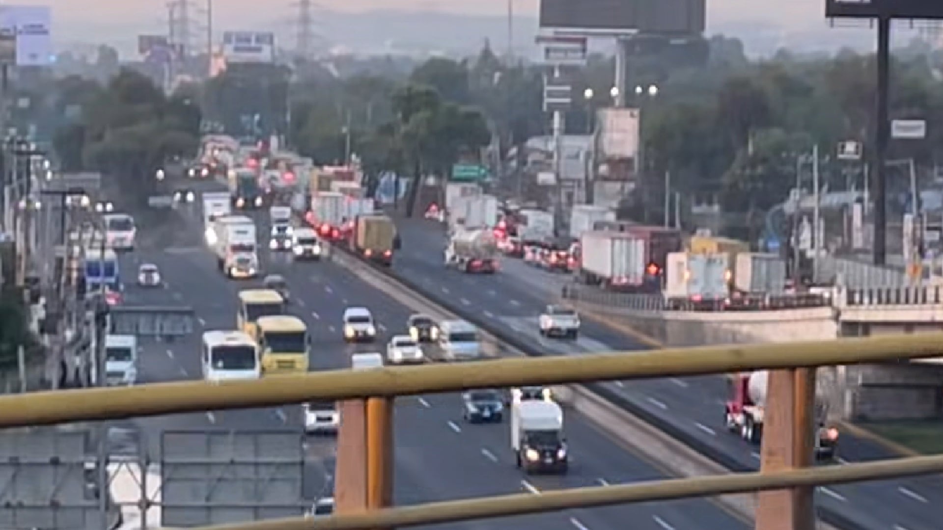 Tráfico Autopista México-Querétaro Edomex Caseta Tepotzotlán