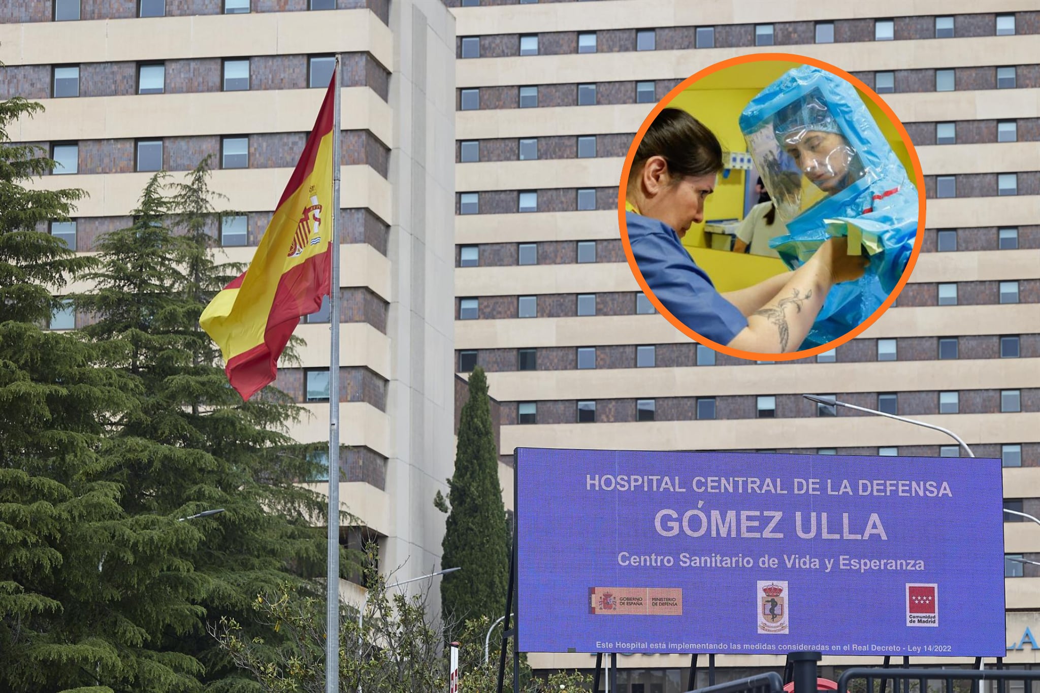 El Hospital Gómez Ulla reforzará su personal con 90 personas para asistir a los pasajeros en cuarentena. (Europa Press)