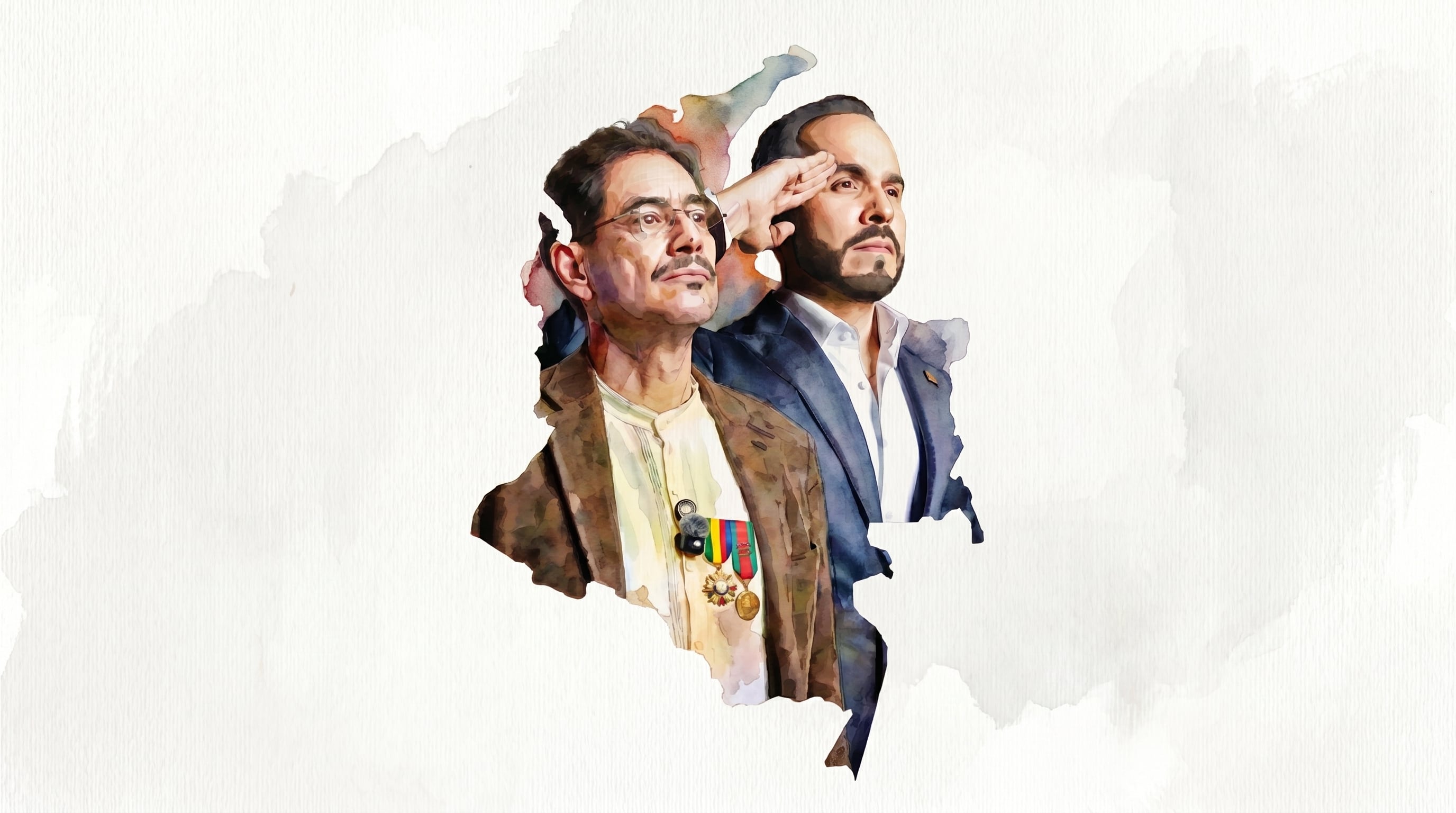Las elecciones en Colombia están divididas entre Abelardo de la Espriella e Iván Cepeda - crédito Visuales IA