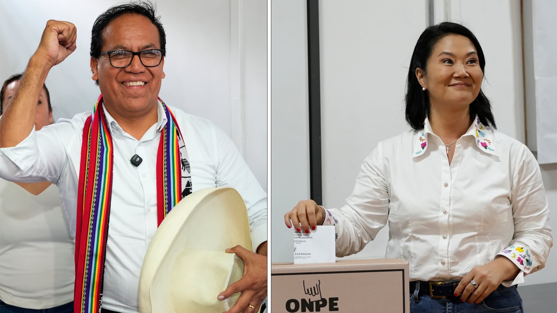 Resultados de las elecciones en Perú, en vivo | La ventaja de Sánchez sobre Fujimori se reduce a 26.000 votos con casi el 96% escrutado
