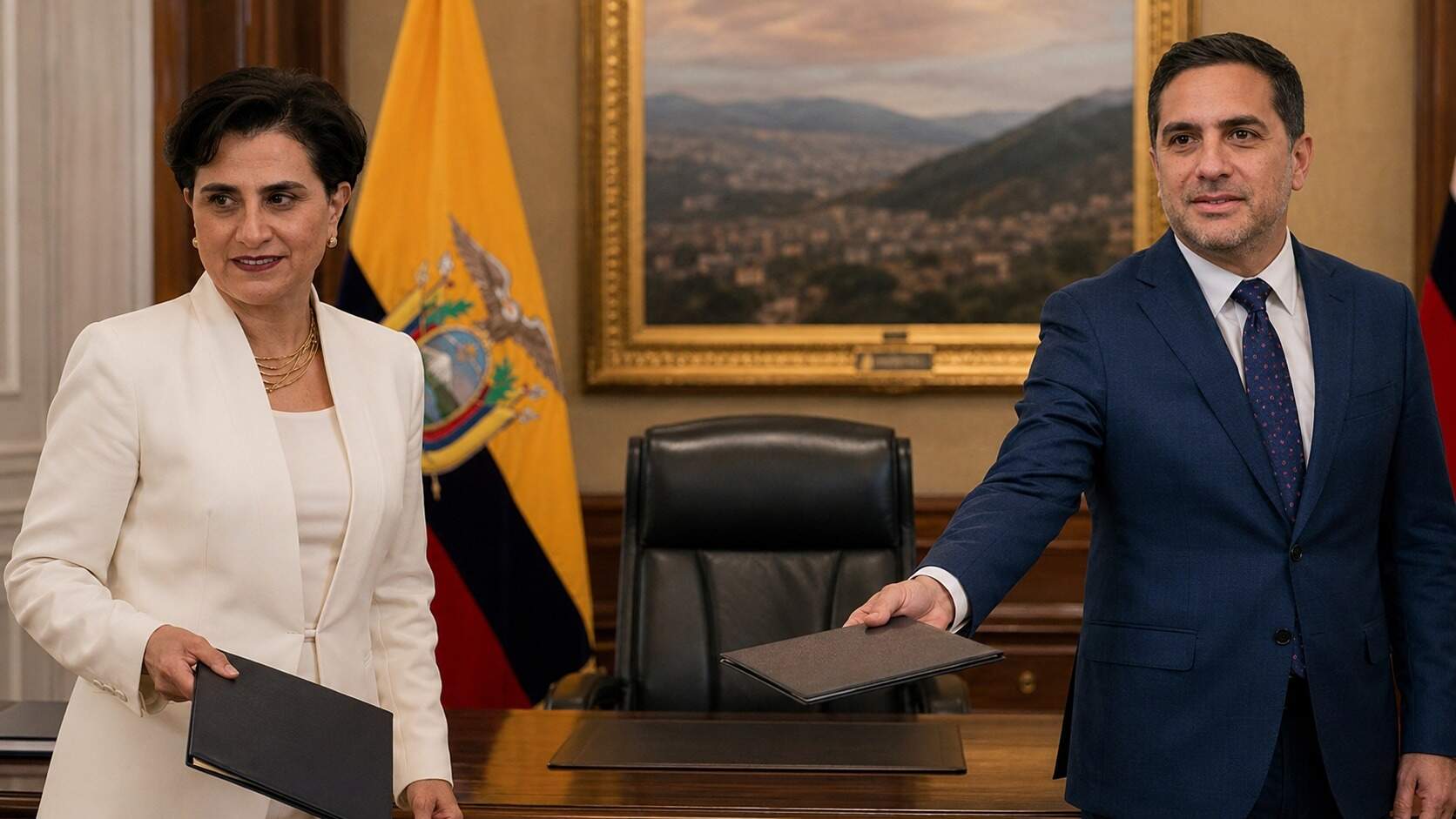 Gabriela Sommerfeld dimite como canciller y Roberto Kury es su reemplazo