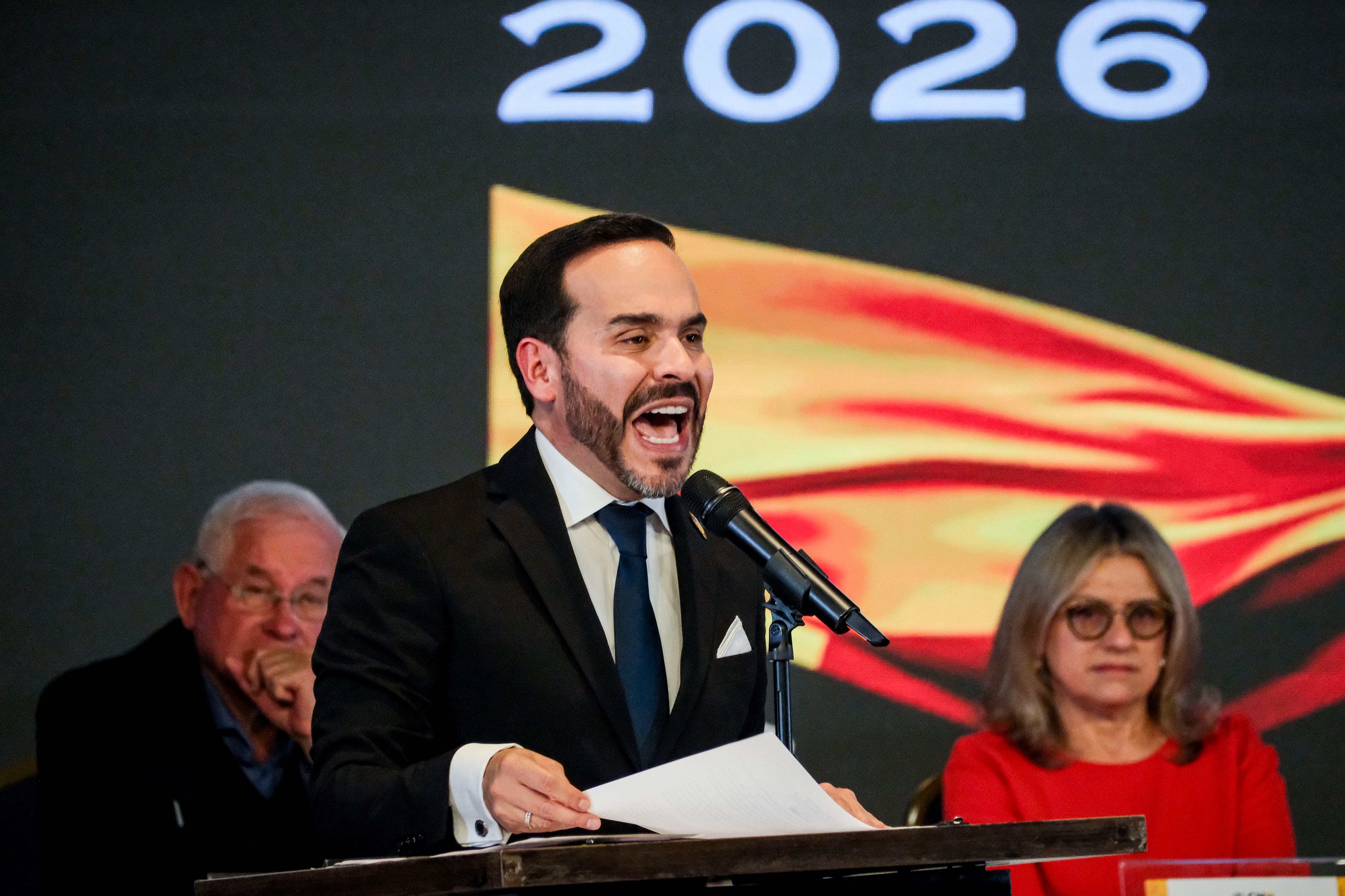 Discurso de Abelardo de la Espriella, este jueves.