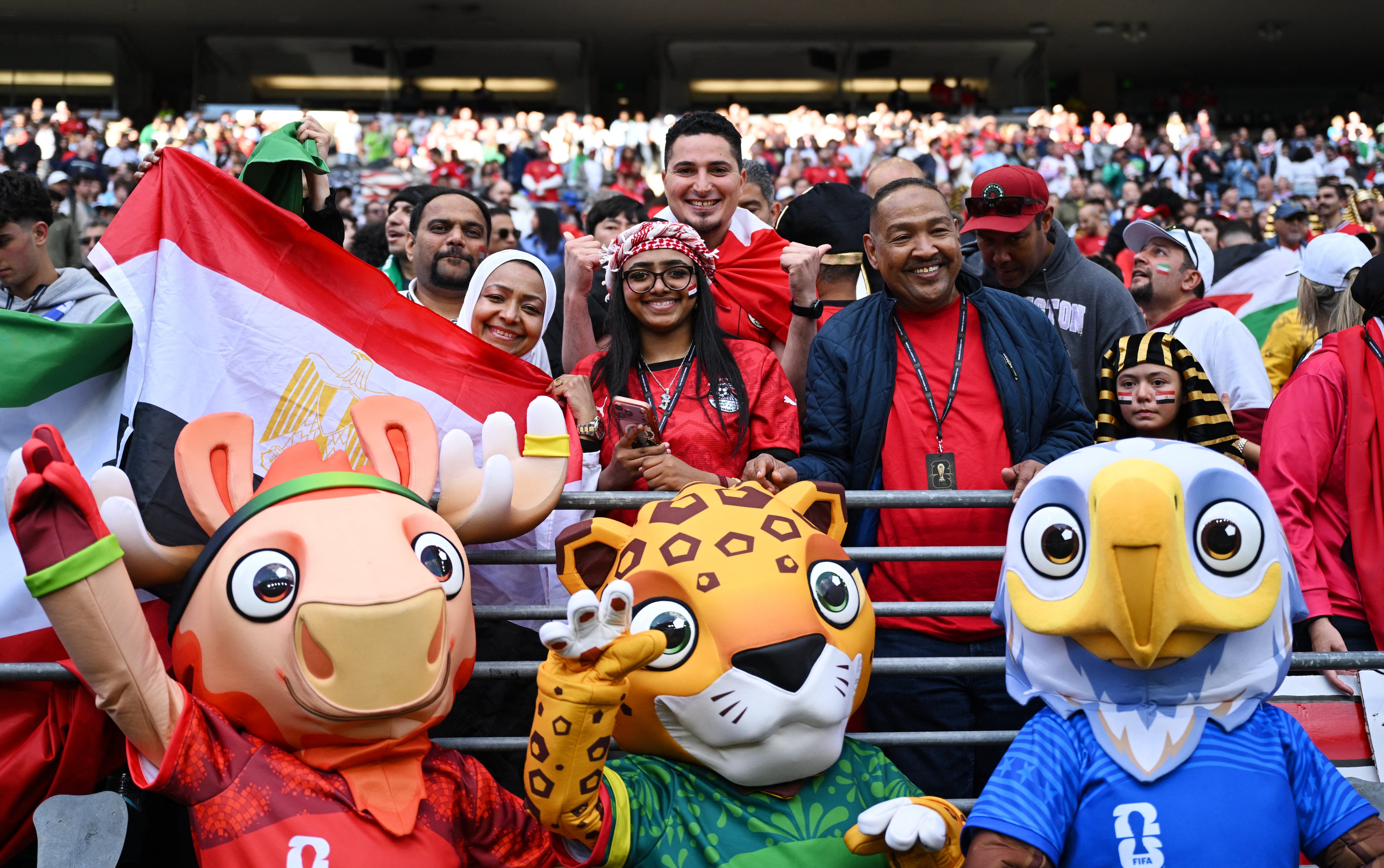 Gran ambiente en el Estadio de Seattle, donde Egipto e Irán se verán las caras por el Mundial 2026 - Crédito: Reuters.