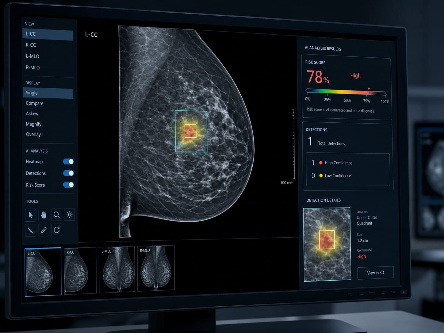 La inteligencia artificial detecta señales de cáncer de mama