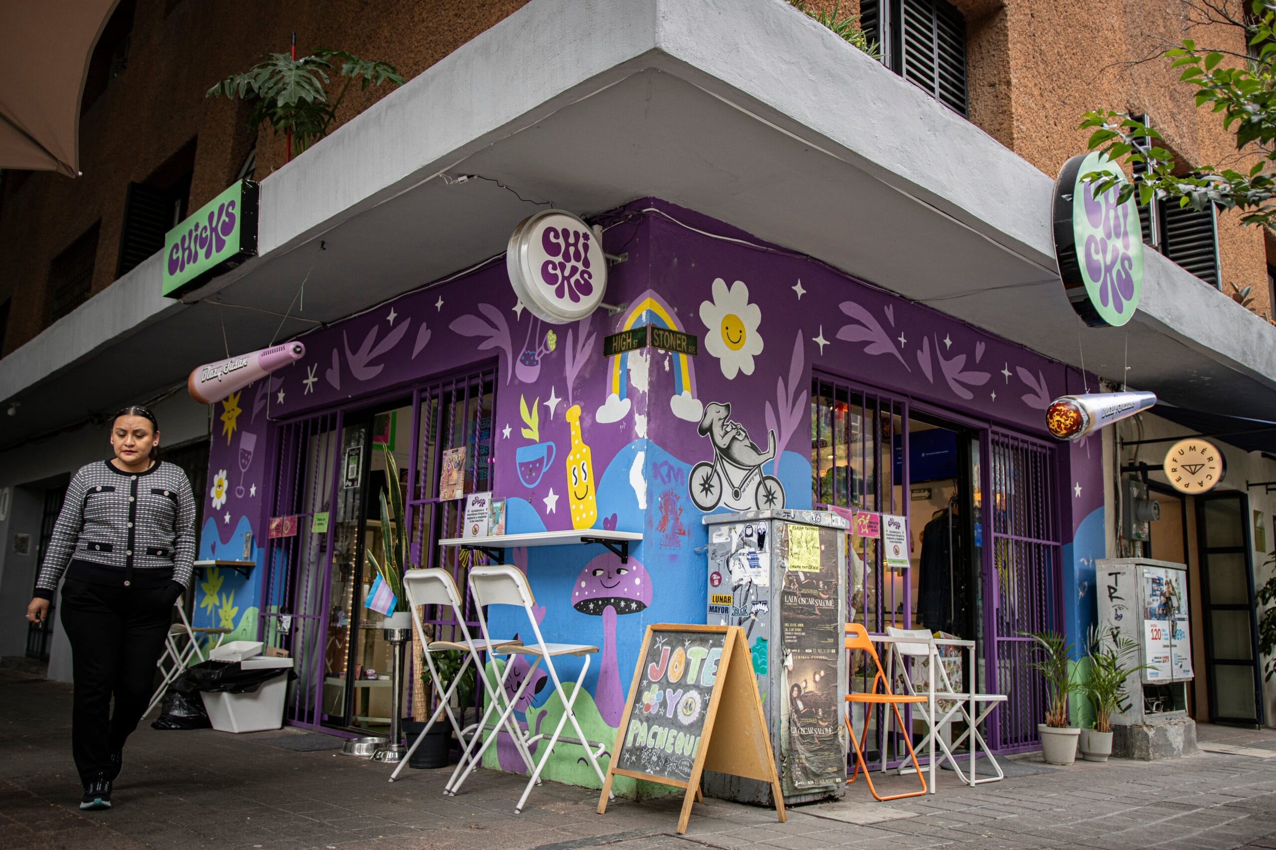 'Chicks', tienda de productos cannabicos regulados, en Ciudad de México, el 17 de junio.