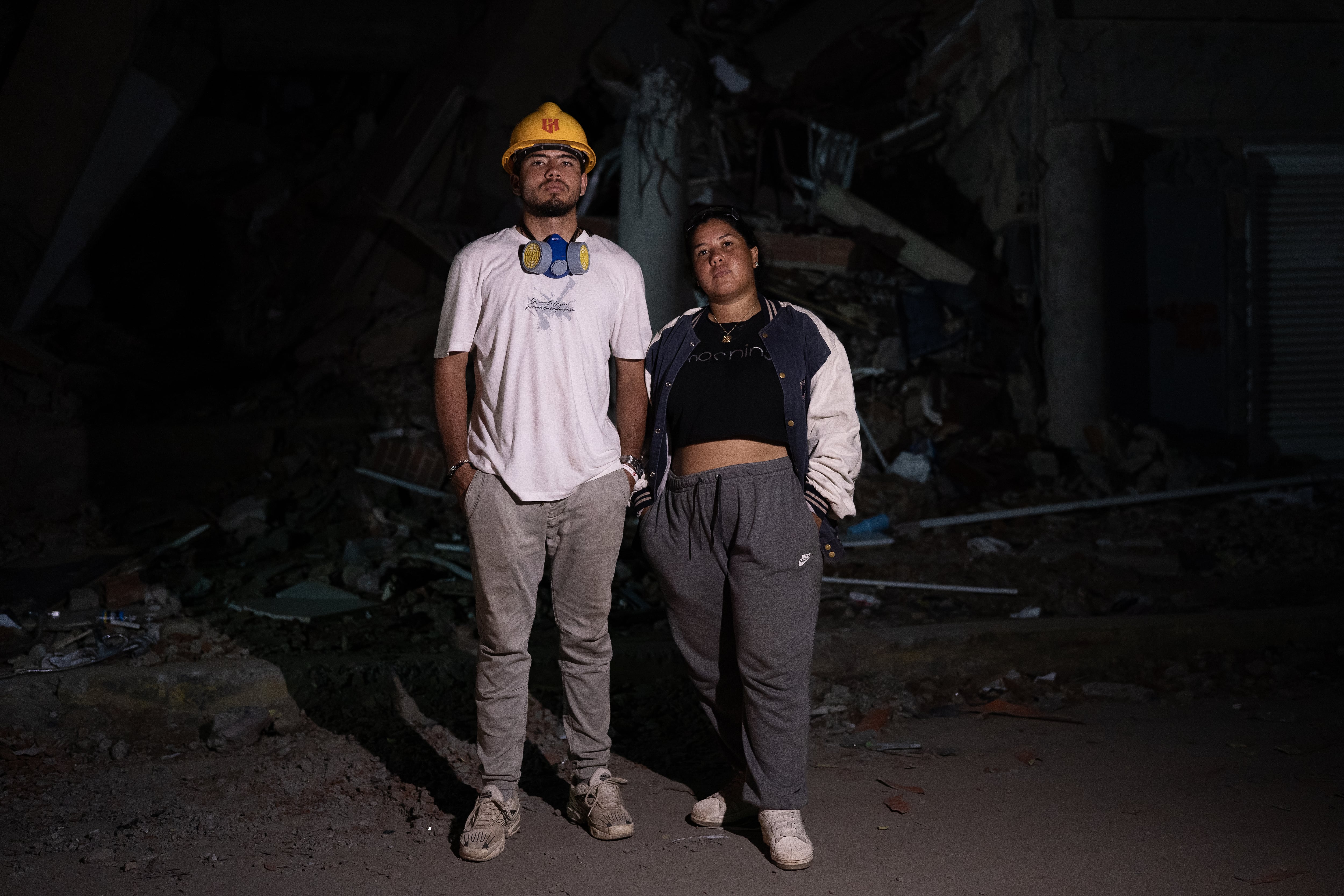 Francisco Pérez y Scarly Rojas, en La Guaira.