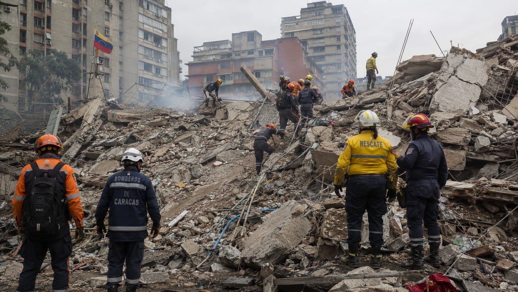 Venezuela eleva a 3.342 los muertos y sigue la búsqueda entre escombros