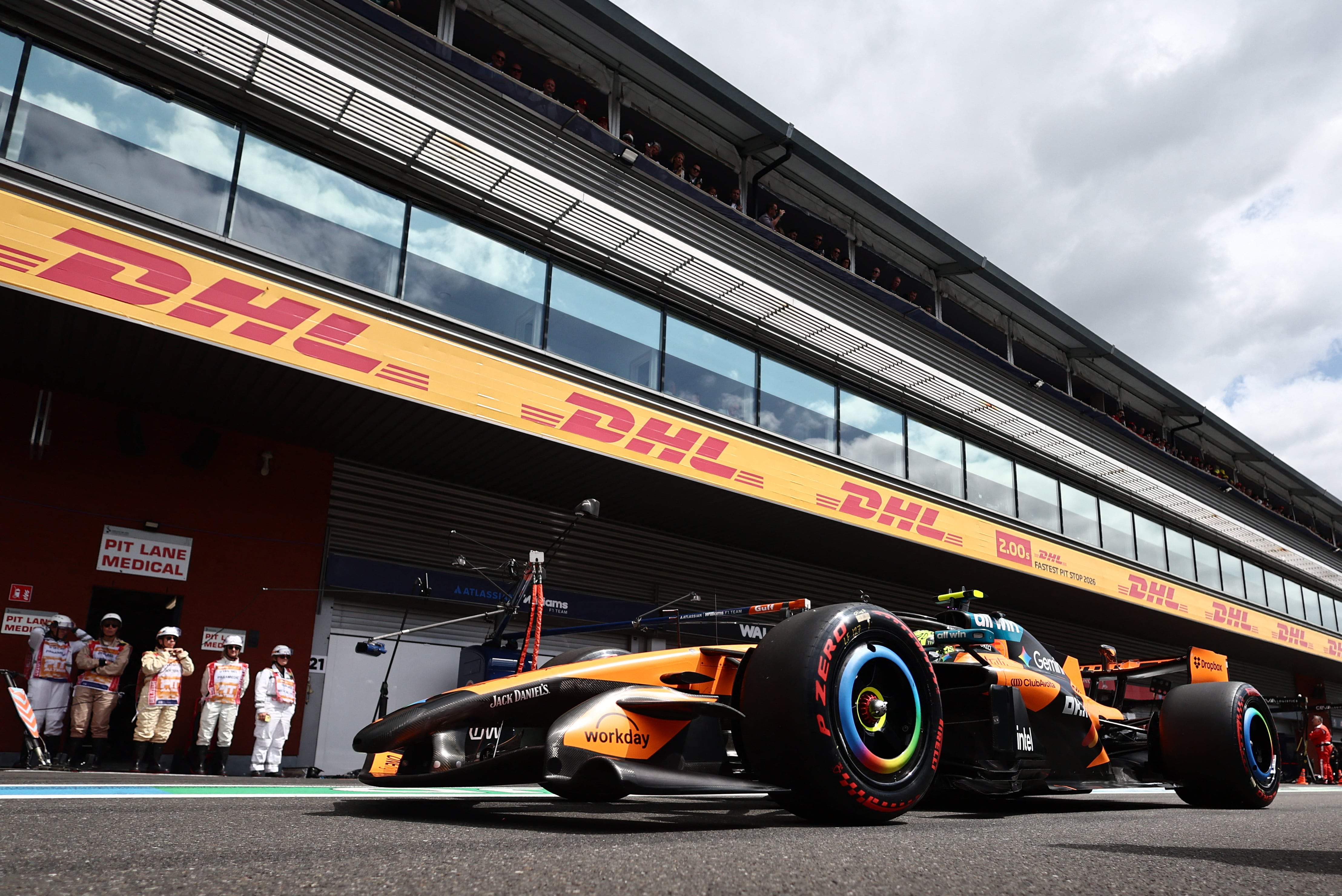 El McLaren de Lando Norris (Foto: Reuters/Jakub Porzycki)