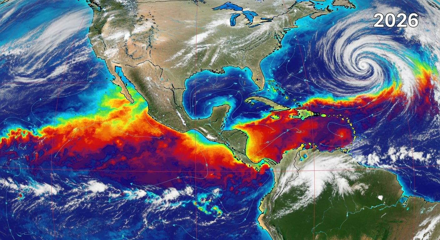 En el Atlántico, la cizalladura del viento apareció como una señal atmosférica asociada al impacto de El Niño sobre la temporada de huracanes (Imagen Ilustrativa Infobae)