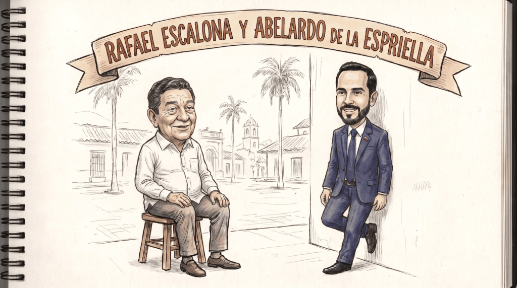 Rafael Escalona, durante un viaje a París acompañado de Abelardo de la Espriella, escribió una canción inspirada en él con un tinte profético - crédito Imagen Ilustrativa Infobae