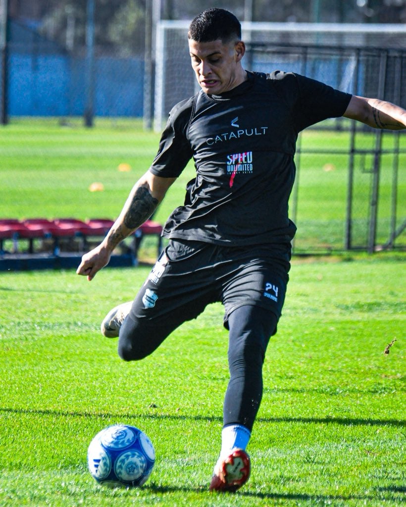 El último entrenamiento de Riestra antes del debut en el Torneo Clausura (@prensariestra)
