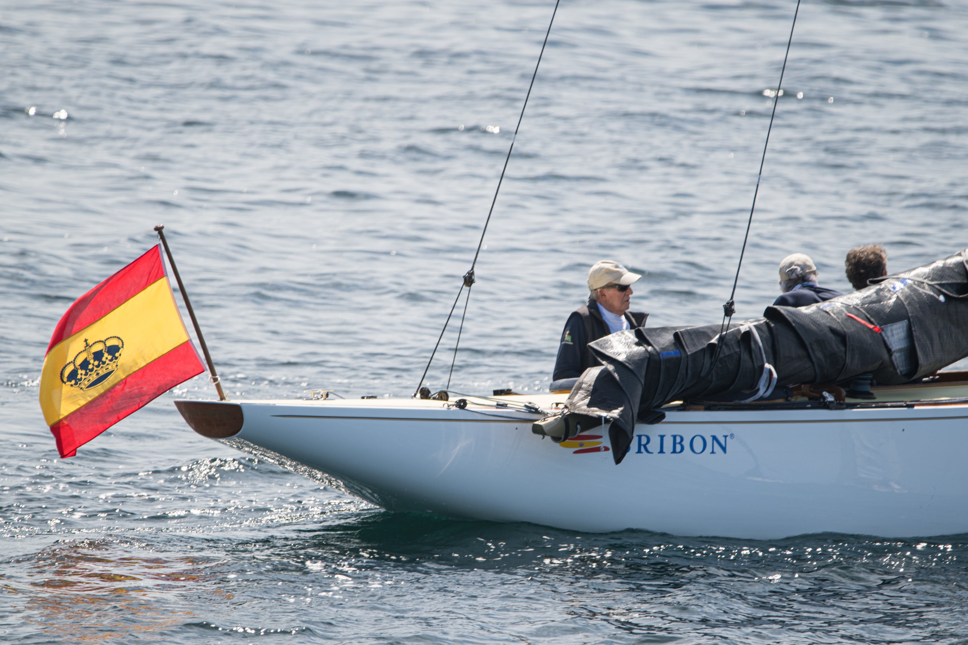 El rey Juan Carlos en Sanxenxo (EFE)