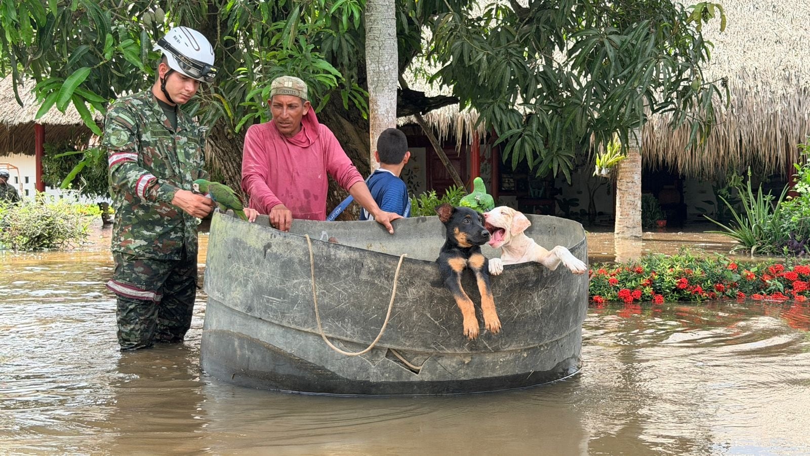 Más de 40 sedes educativas resultaron afectadas por las inundaciones registradas en Arauca-crédito Ungrd