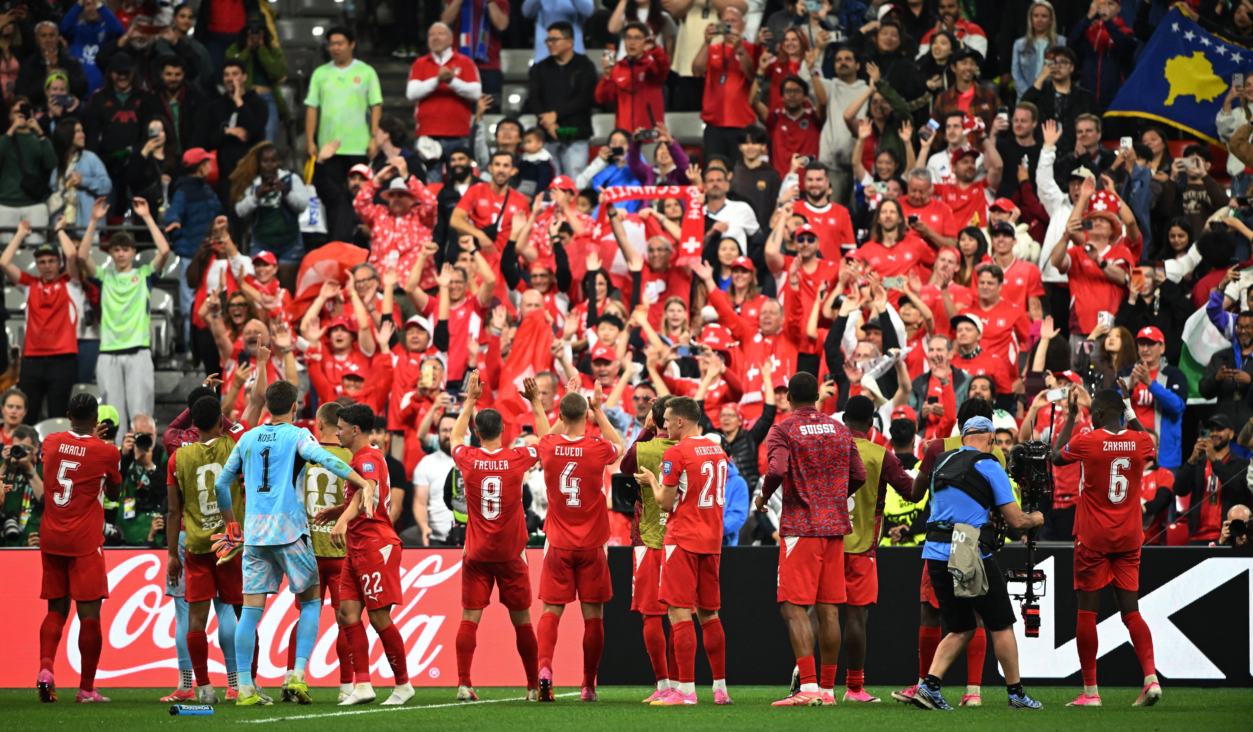 Suiza avanzó a octavos del Mundial 206 tras vencer a Argelia por 2-0 - crédito Anne-Marie Sorvin/IMAGN IMAGES vía Reuters
