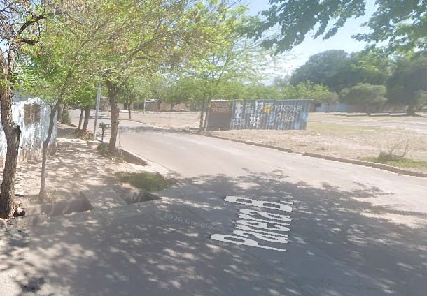 El cruce de Blas Parera y La Pampa, en la localidad de Maipú, lugar en donde fue asesinado el hombre de 53 años (Google View)