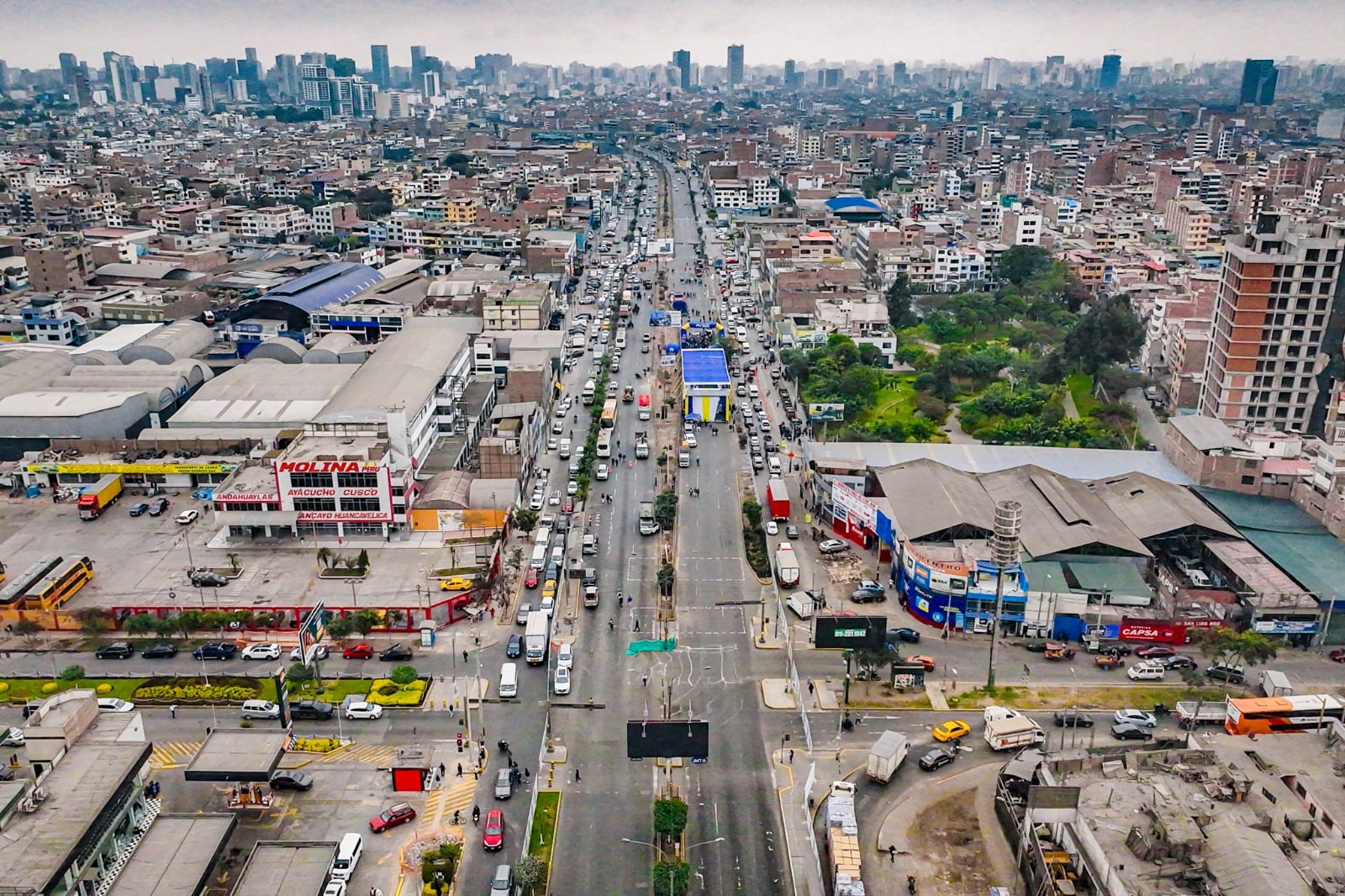 Así lucía antes esta zona de la avenida Nicolás Arriola - MML