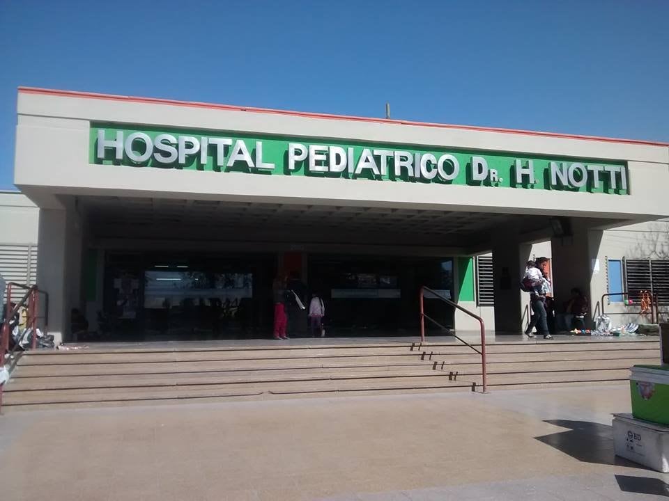 La menor se encuentra internada en terapia intensiva en el Hospital pediátrico Dr. H. Notti de Mendoza