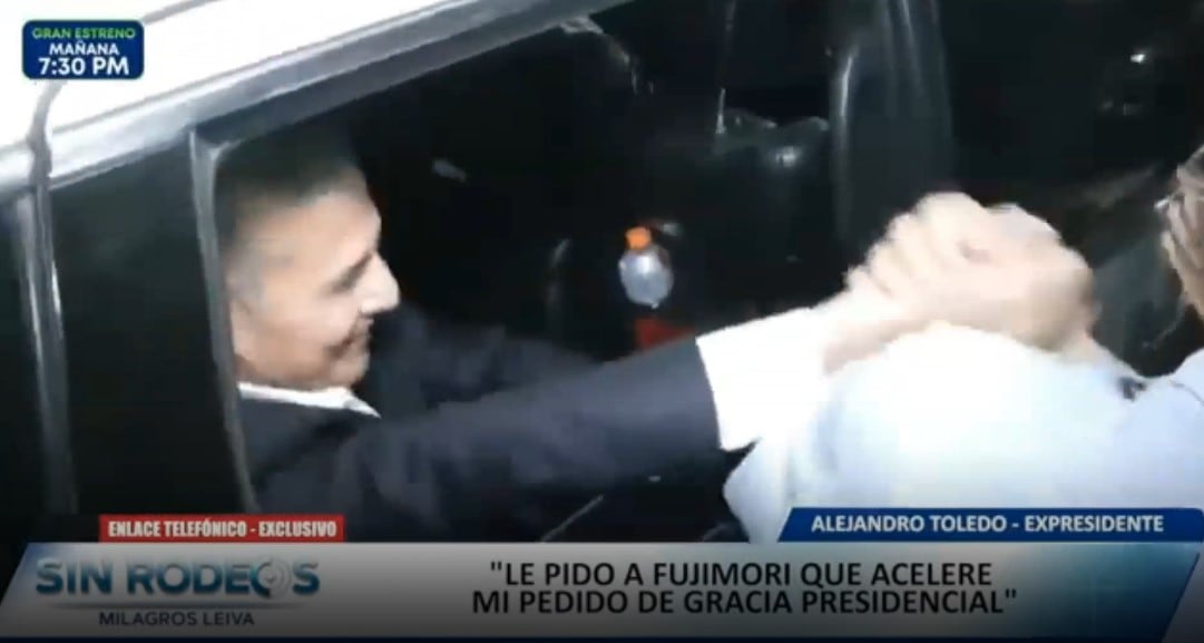 Alejandro Toledo cuestiona al equipo Lava Jato y respalda declaraciones de Ollanta Humala. Captura: Sin rodeos.