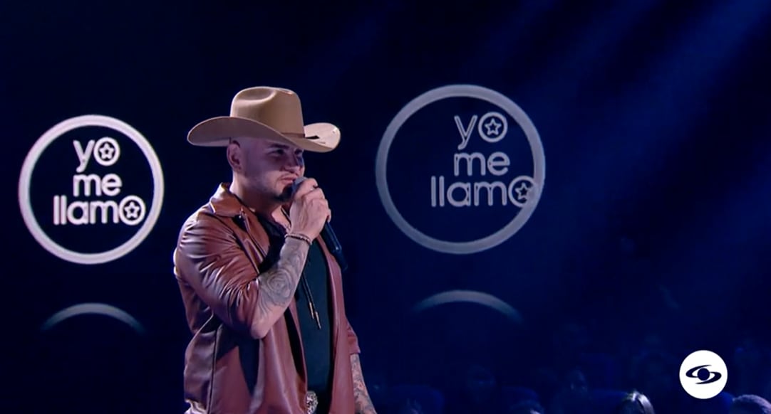 El artista sorprendió con su dedicatoria - crédito Emisión Yo me llamo / Caracol Televisión